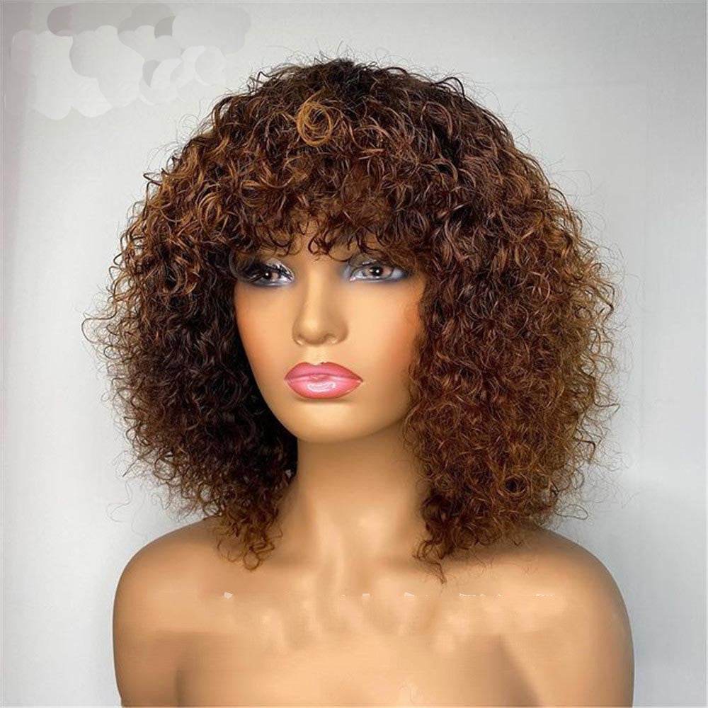 Women's Black Curly Hair Wig - Stylish Short Style for Versatile Looks - Buy Center