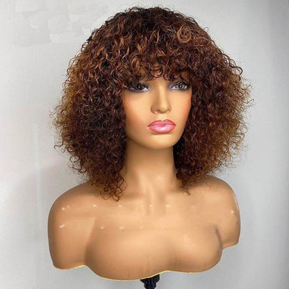 Women's Black Curly Hair Wig - Stylish Short Style for Versatile Looks - Buy Center