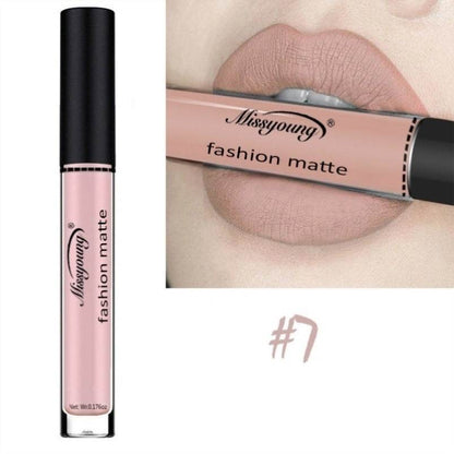 Non-Stick Matte Liquid Lipstick - 10 Stunning Shades for All-Day Comfort - Buy Center