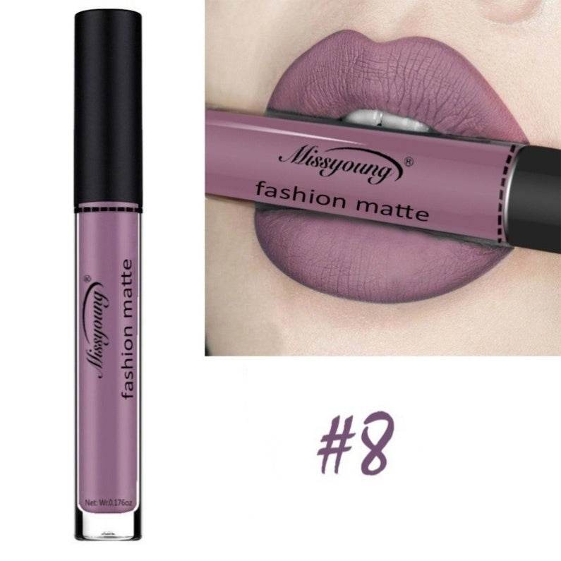 Non-Stick Matte Liquid Lipstick - 10 Stunning Shades for All-Day Comfort - Buy Center