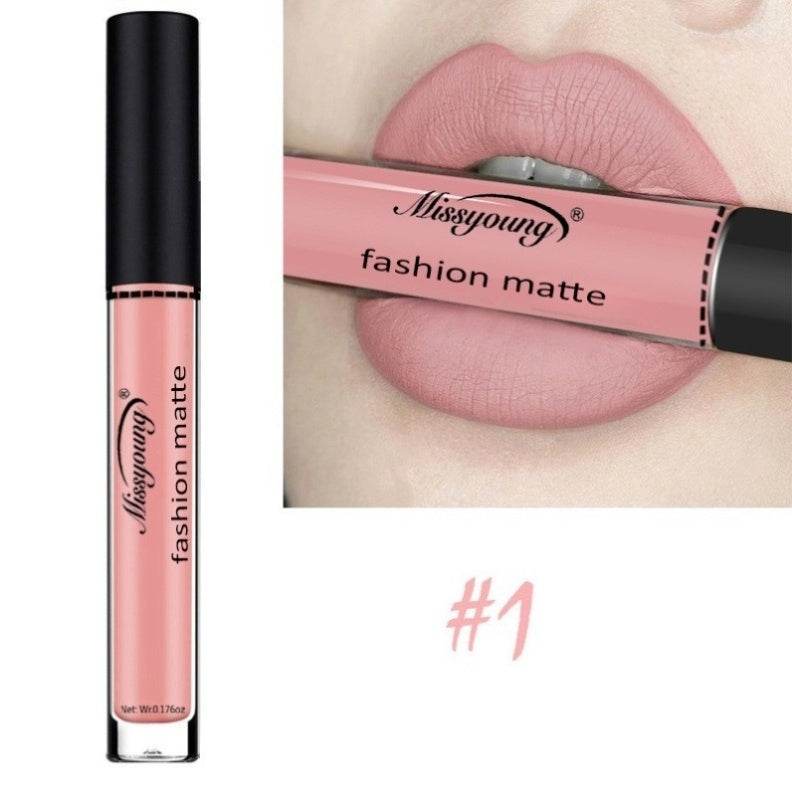 Non-Stick Matte Liquid Lipstick - 10 Stunning Shades for All-Day Comfort - Buy Center