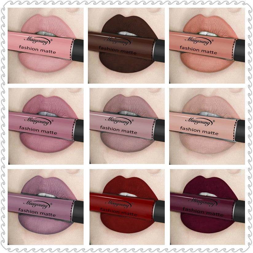 Non-Stick Matte Liquid Lipstick - 10 Stunning Shades for All-Day Comfort - Buy Center