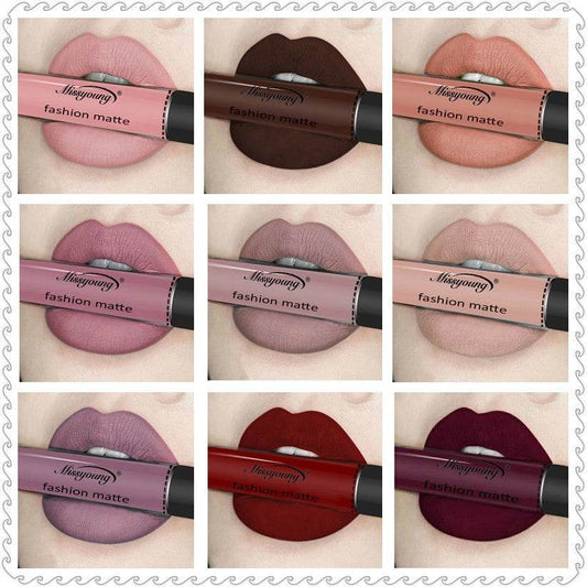 Non-Stick Matte Liquid Lipstick - 10 Stunning Shades for All-Day Comfort - Buy Center
