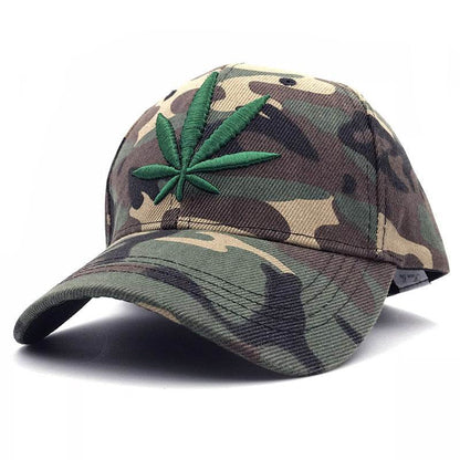 Korean Maple Leaf Baseball Cap - Unisex Stylish Curved Brim Accessory - Buy Center