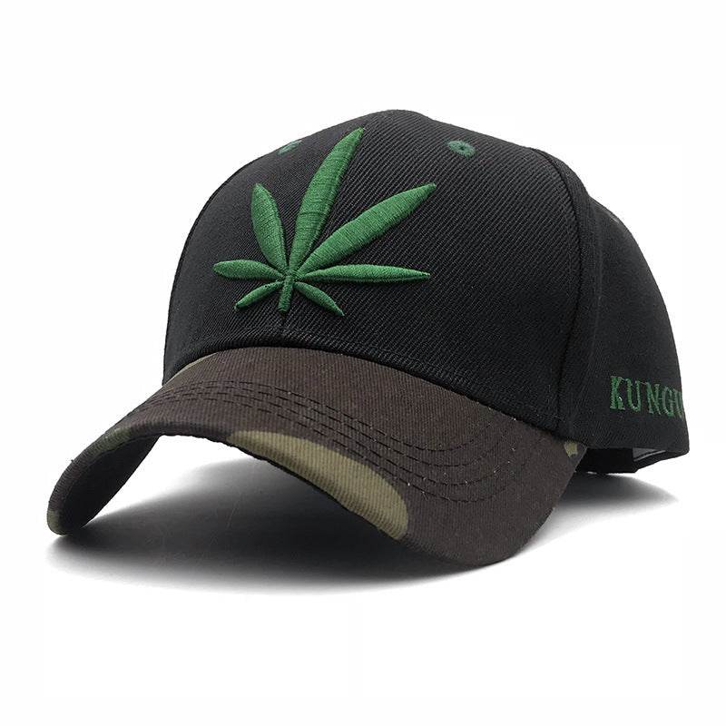 Korean Maple Leaf Baseball Cap - Unisex Stylish Curved Brim Accessory - Buy Center
