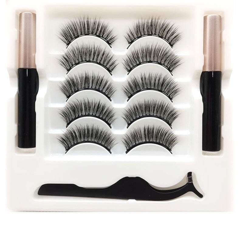 Magnetic Eyelashes Eyeliner Set - Waterproof, Long Lasting & Effortless Application - Buy Center