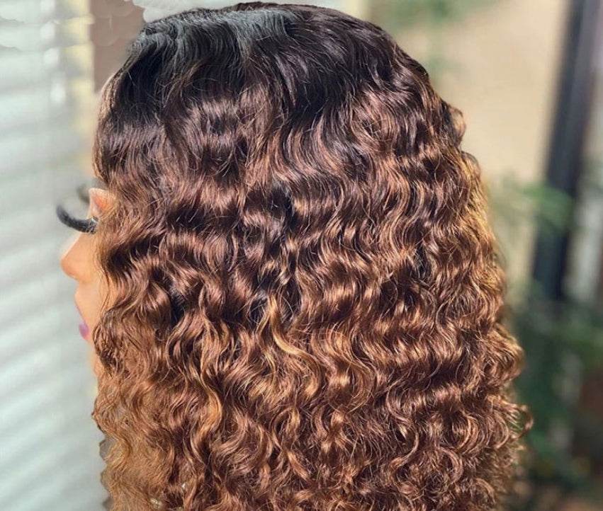 Hand-Wound Tube Black Short Curly Wig - Heat-Resistant & Versatile Style - Buy Center