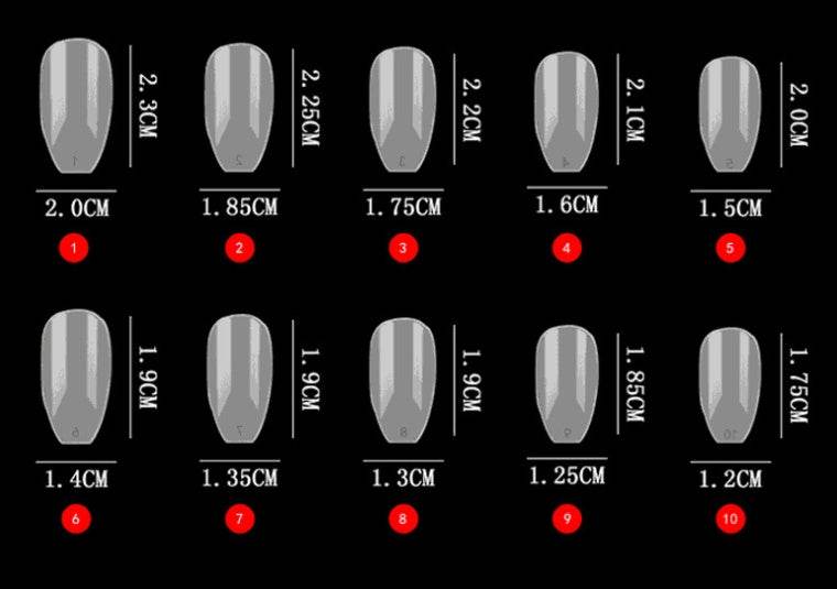 Frosted Short Ballet Fake Nails Set - Easy Application & Stylish Design - Buy Center