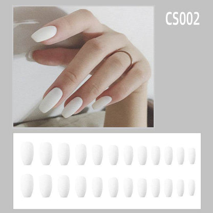 Alice's Frosted Waterproof Fake Nails - Autumn & Winter Style 2025 - Buy Center