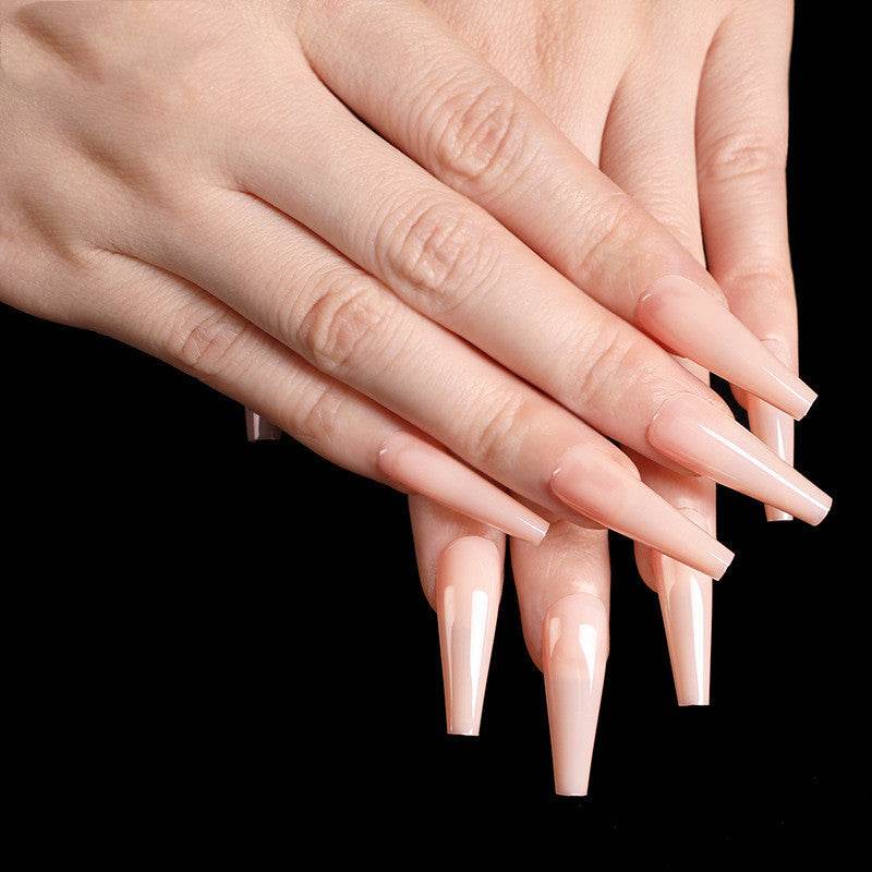 Long Coffin Fake Nails - Vibrant Colors, Easy Application Nail Art - Buy Center