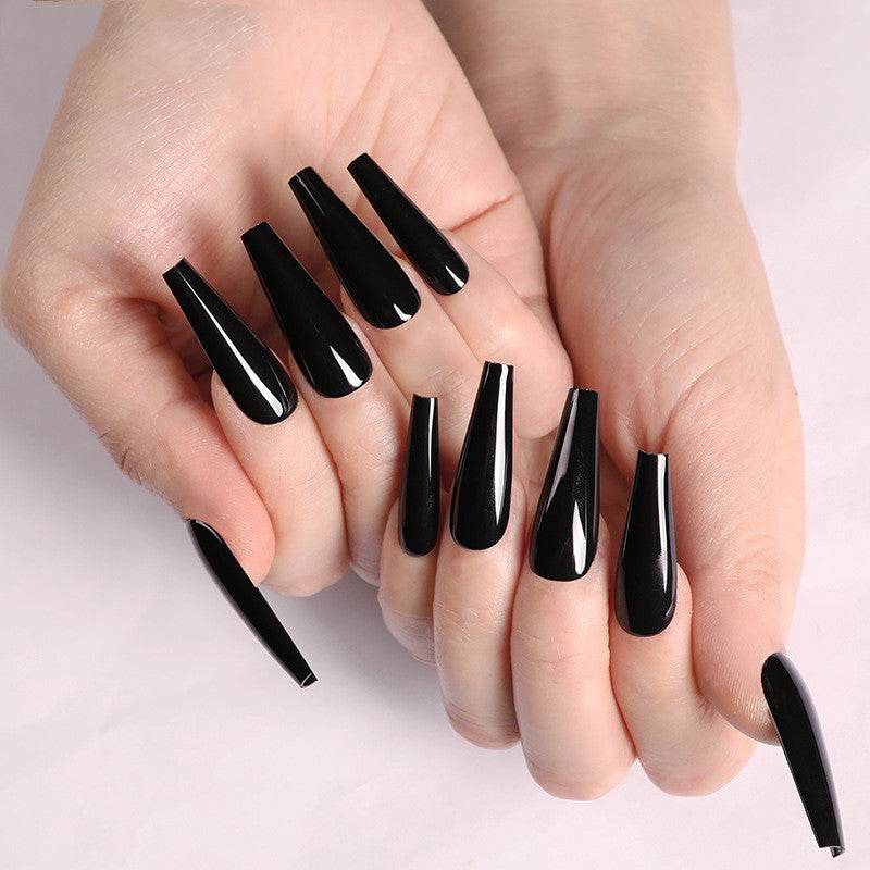 Long Coffin Fake Nails - Vibrant Colors, Easy Application Nail Art - Buy Center