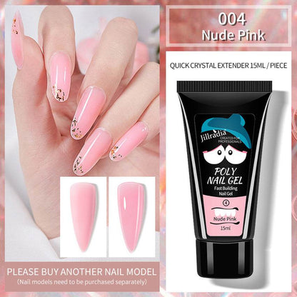 Crystal Extension Gel Nail Gel - Professional Finish in 8 Trendy Colors - Buy Center