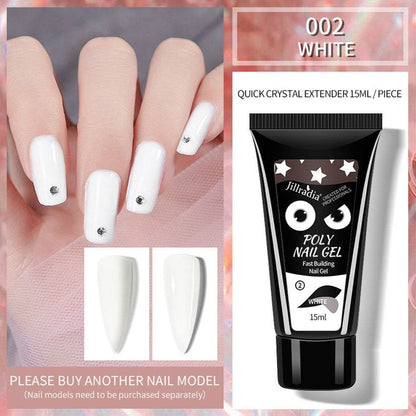 Crystal Extension Gel Nail Gel - Professional Finish in 8 Trendy Colors - Buy Center