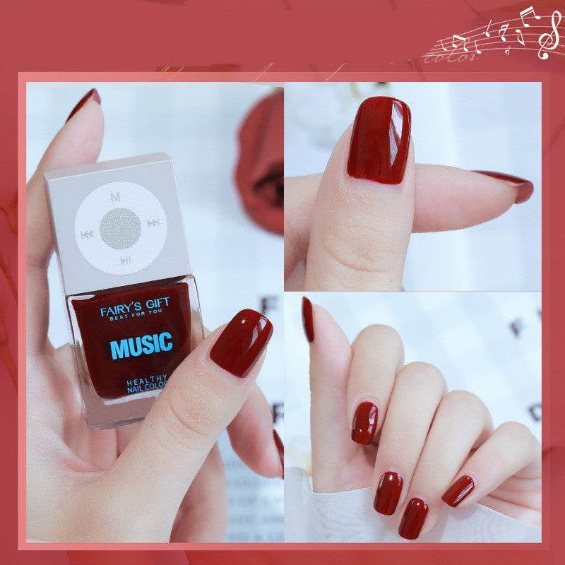Fairys Gift Cherry Nail Polish - Odorless, Non-Peelable, Glossy Finish - Buy Center