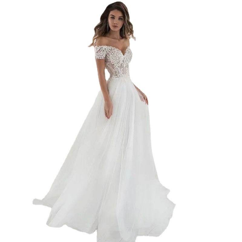 Elegant Lace Light Wedding Dress - Trendy Modern Styles for US Sizes - Buy Center