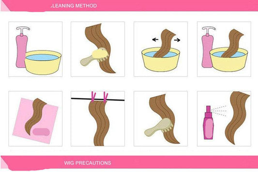 Short Curly Synthetic Wig - European American Style in Black Brown - Buy Center