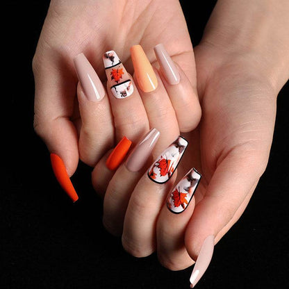 Wearing Nails Elegant Ballet Style Nail Art Kit - 24 Premium Fake Nails - Buy Center