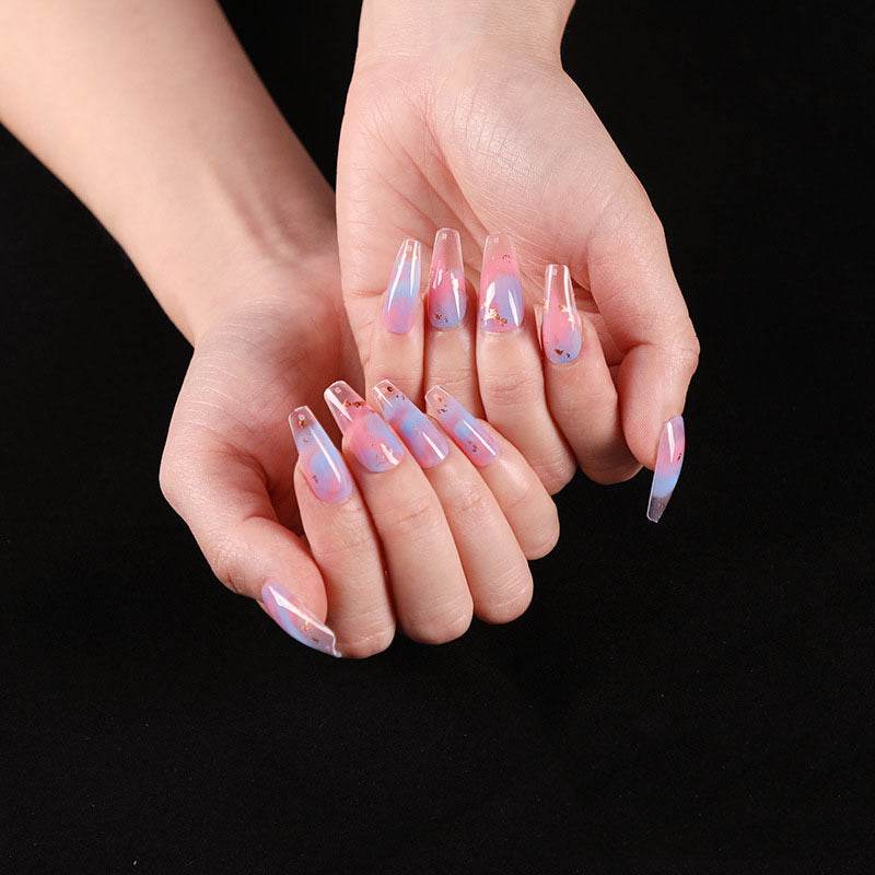 Wearing Nails Elegant Ballet Style Nail Art Kit - 24 Premium Fake Nails - Buy Center