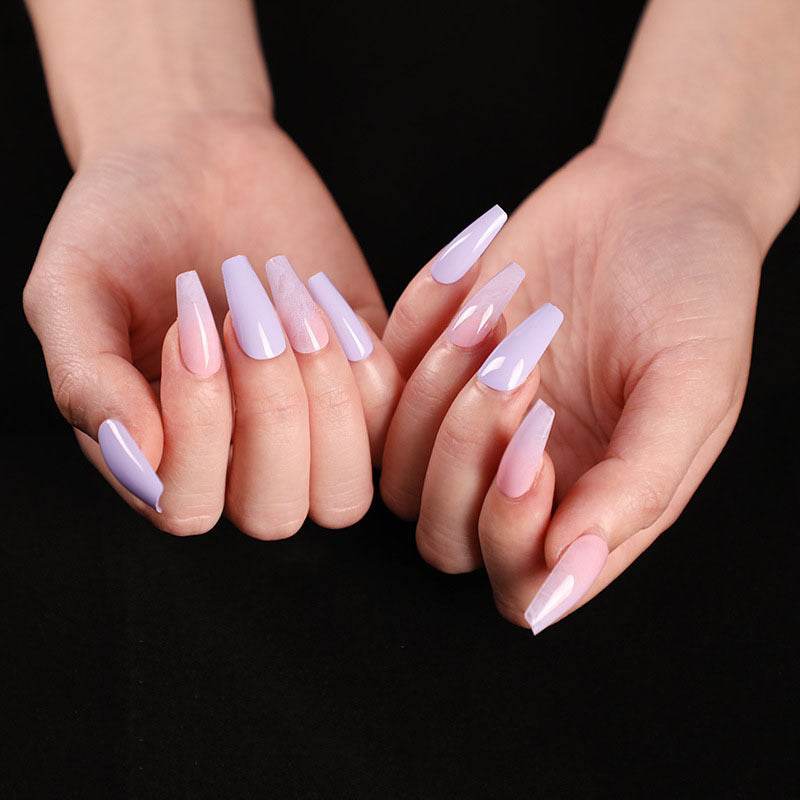 Wearing Nails Elegant Ballet Style Nail Art Kit - 24 Premium Fake Nails - Buy Center