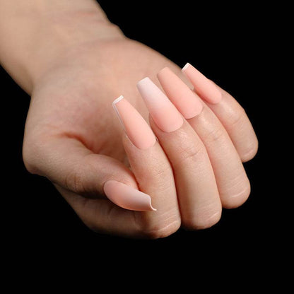 Wearing Nails Elegant Ballet Style Nail Art Kit - 24 Premium Fake Nails - Buy Center