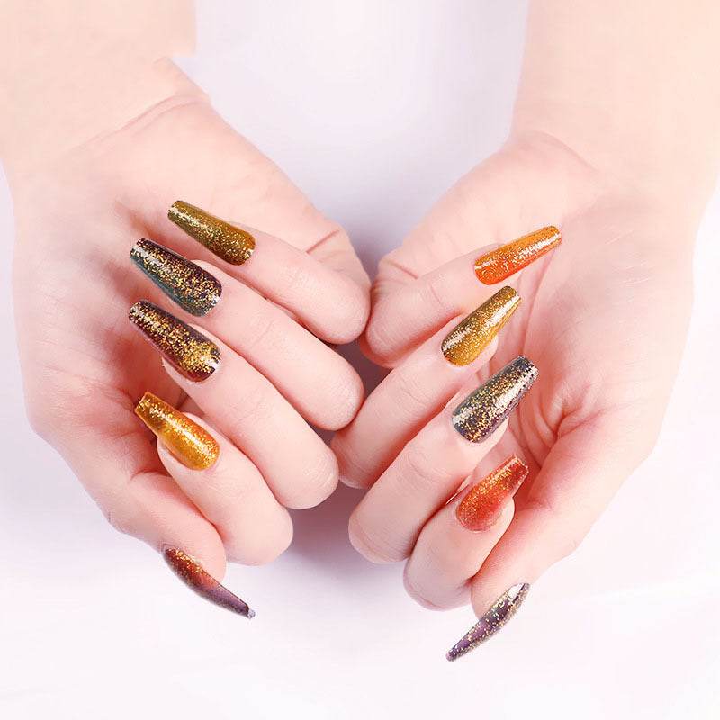 Wearing Nails Elegant Ballet Style Nail Art Kit - 24 Premium Fake Nails - Buy Center