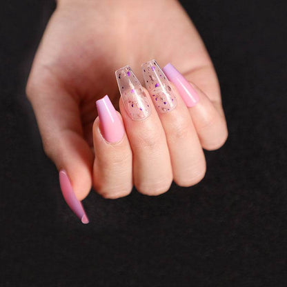 Wearing Nails Elegant Ballet Style Nail Art Kit - 24 Premium Fake Nails - Buy Center