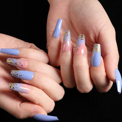 Wearing Nails Elegant Ballet Style Nail Art Kit - 24 Premium Fake Nails - Buy Center