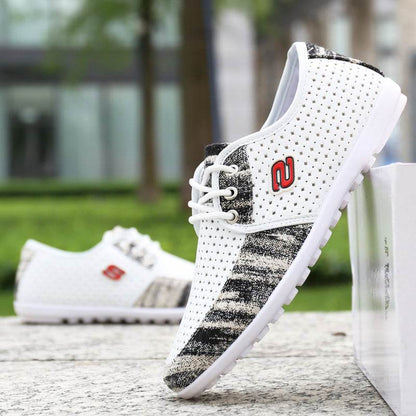 Buycenter Men's Summer Canvas Shoes - Breathable, Deodorant, Lace-Up - Buy Center