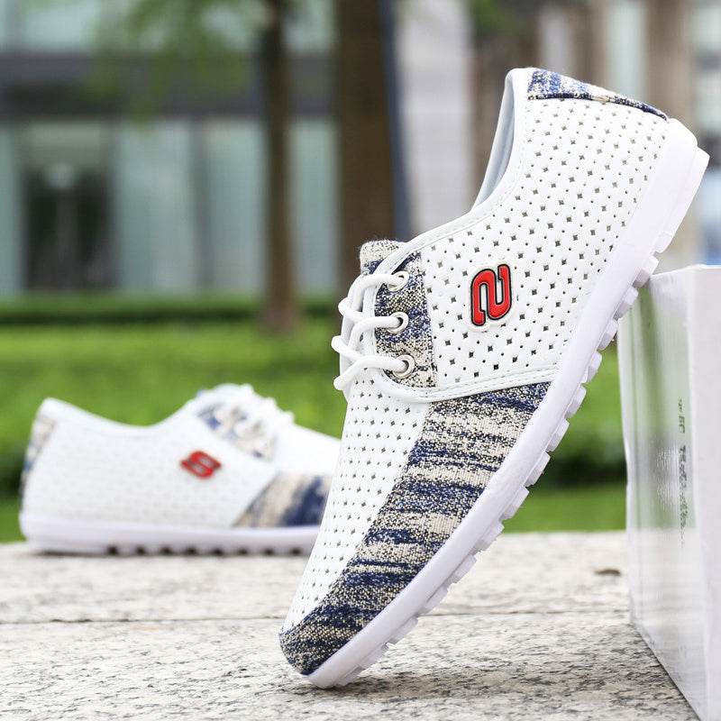 Buycenter Men's Summer Canvas Shoes - Breathable, Deodorant, Lace-Up - Buy Center