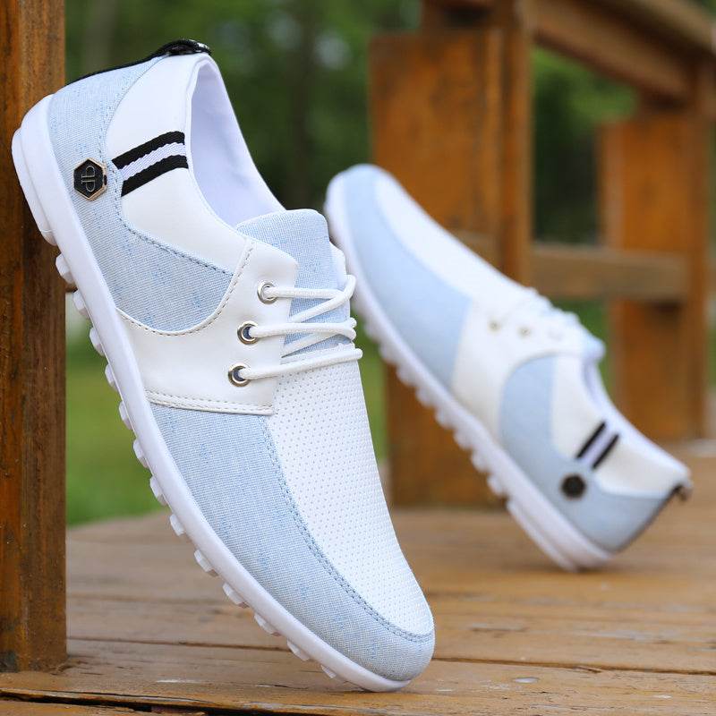 Buycenter Men's Summer Canvas Shoes - Breathable, Deodorant, Lace-Up - Buy Center