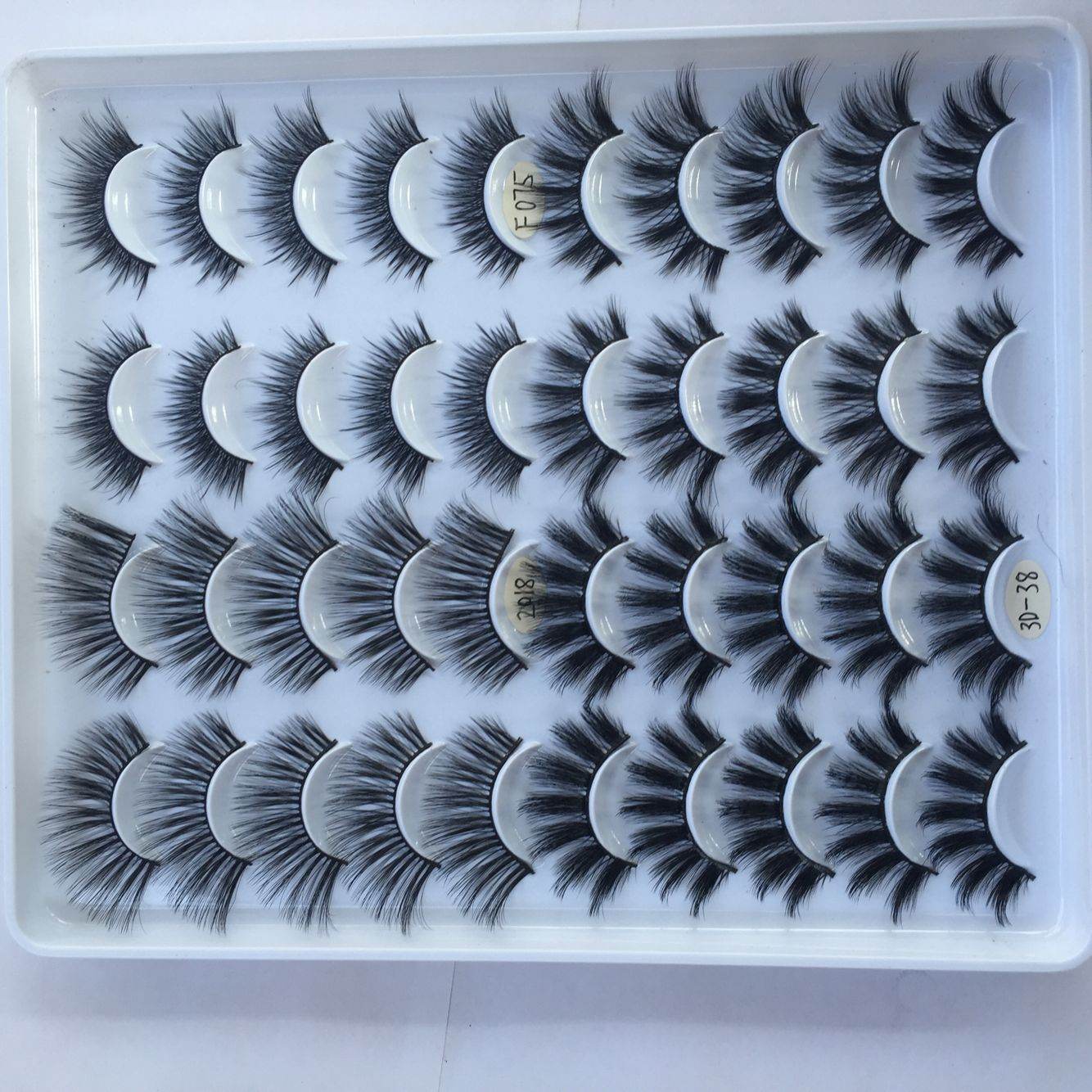 20 Pairs of Handmade Three-Dimensional False Eyelashes - Luxurious Styles - Buy Center
