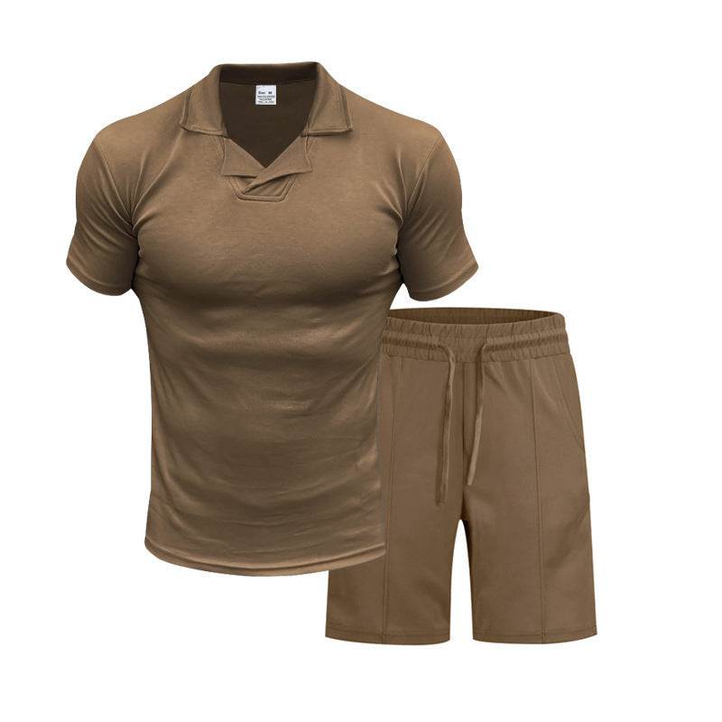 Buycenter Men's Slim Fit Casual Shirt & Shorts - Quick-Drying Outfit - Buy Center