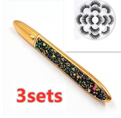 Multicolor Self-Adhesive Eyeliner False Eyelashes - Easy Application & Versatile Styles - Buy Center