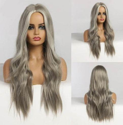 Long Curly Synthetic Wigs for Women - Elegant 70cm Style, Glamorous Look - Buy Center
