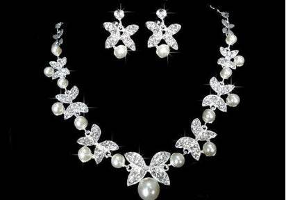 Butterfly Bridal Jewelry Set - Pearl Headdress & Elegant Soft Chain 2025 - Buy Center