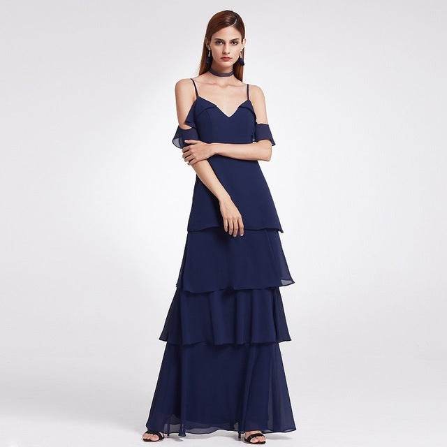 Buycenter Chiffon Bridesmaid Dress - Elegant Evening Wear for Weddings - Buy Center