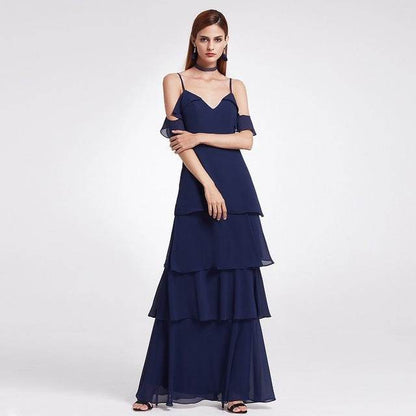 Buycenter Chiffon Bridesmaid Dress - Elegant Evening Wear for Weddings - Buy Center