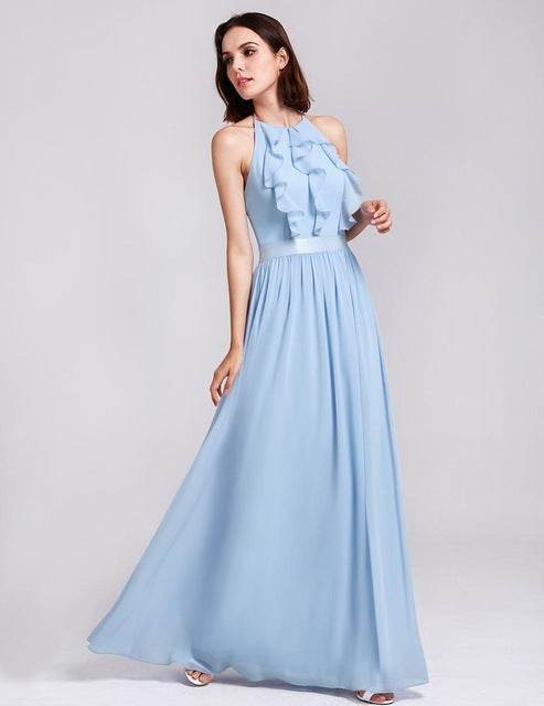 Buycenter Chiffon Bridesmaid Dress - Elegant Evening Wear for Weddings - Buy Center
