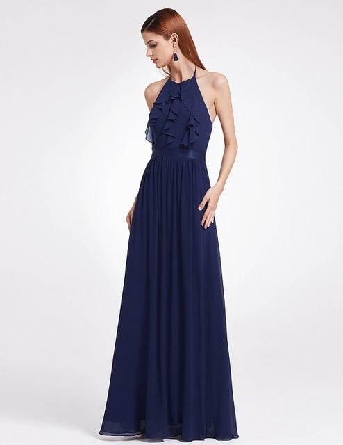 Buycenter Chiffon Bridesmaid Dress - Elegant Evening Wear for Weddings - Buy Center