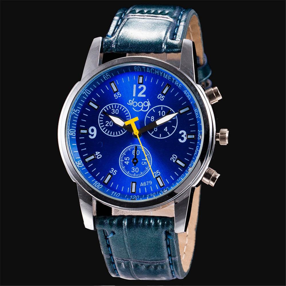 Stylish Ladies Quartz Belt Watch - Casual Three-Eye Design for Students - Buy Center
