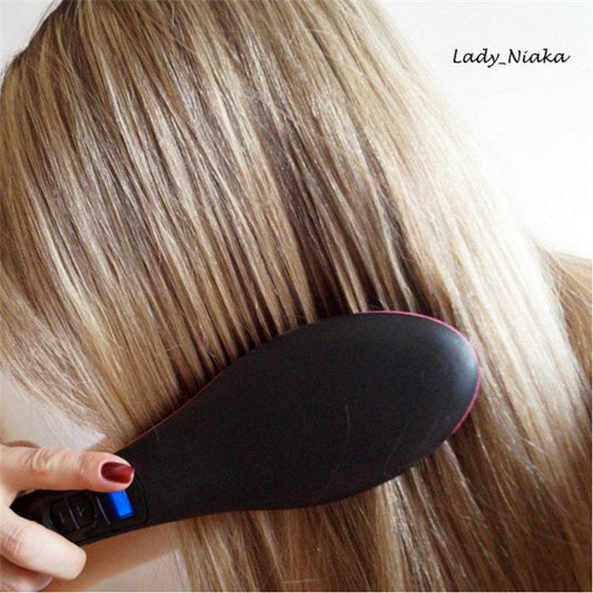 Imply Electric Straight Hair Comb - Negative Ion Technology for Smooth Finish - Buy Center