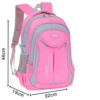 Lightweight Waterproof Schoolbag for Boys - Durable Nylon, Grades 1-6 - Buy Center