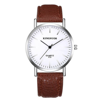 Ultrathin Couple Belt Watch - Stylish Unisex Design for Men & Women - Buy Center