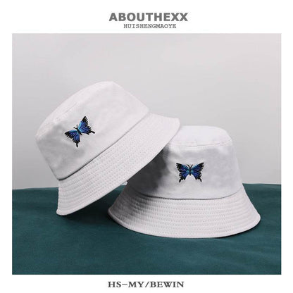 Buycenter Women's Embroidered Bucket Hat - Casual & Sun-Proof Design - Buy Center