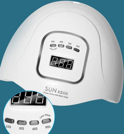 Quick-Drying Nail Polish Lamp Dryer - 120W UV/LED with Timers - Buy Center