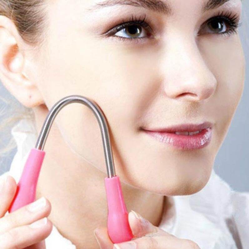 Portable Painless Facial Hair Remover - Razor for Forehead, Cheeks, Chin - Buy Center