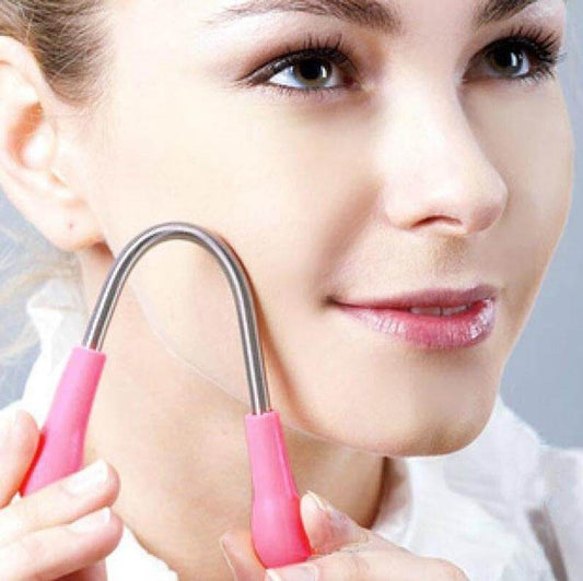 Portable Painless Facial Hair Remover - Razor for Forehead, Cheeks, Chin - Buy Center