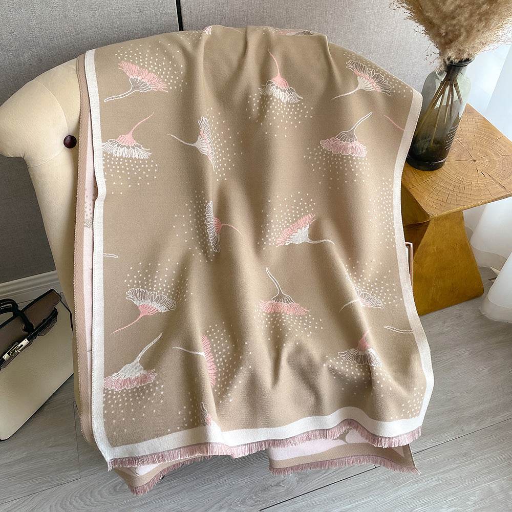 Cashmere-Like Thick Warm Tassel Scarf - Cozy Wrap for Every Season - Buy Center