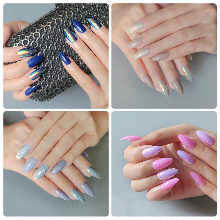 24 Trendy Square Fake Nails - Stylish Wearable Nail Patches for 2025 - Buy Center