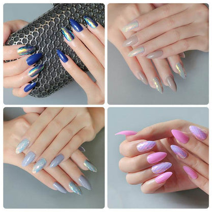24 Trendy Square Fake Nails - Stylish Wearable Nail Patches for 2025 - Buy Center